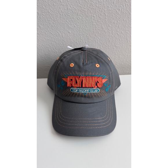 Disney Accessories - Disney Parks Tron Flynn's Top Score Club Gray Hat Baseball Cap Adult Size NEW